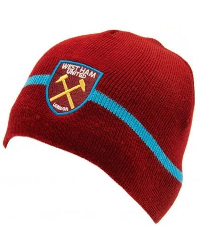 West Ham United Fc West Ham United F.c. Knitted Hat - Red