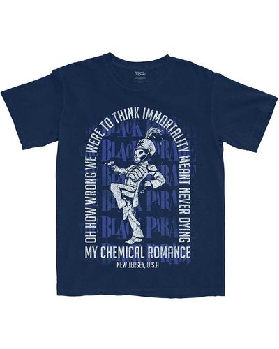 My Chemical Romance Immortality Arch T Shirt - Blue
