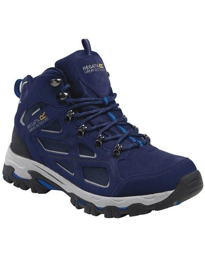 Regatta 'tebay' Waterproof Isotex Mid Walking Boots - Blue