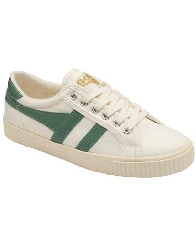 Gola 'tennis Mark Cox' Canvas Lace-up Trainers - White
