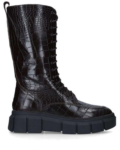 KG by Kurt Geiger 'titan' Leather Boots - Black