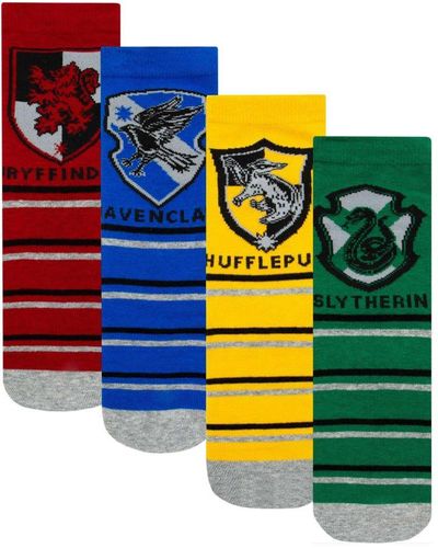 Harry Potter Hogwarts Socks 3 Pack - Multicolour