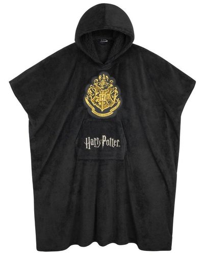 Harry Potter Long Oversized Hoodie - Black