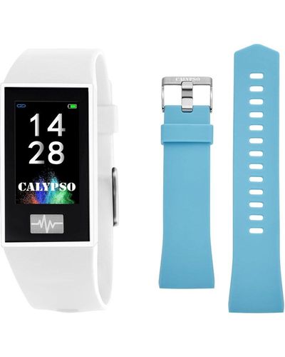 Calypso St. Barth Plastic/resin Digital Quartz Fitness Watch - K8500/1 - Blue