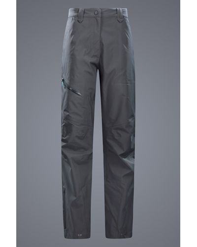 Mountain Warehouse Ultra Inca Tech Waterproof Trousers 3 Layer Windproof - Grey