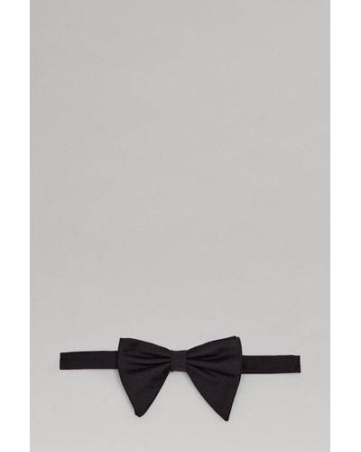 Burton Black Floppy Bow Tie - Grey