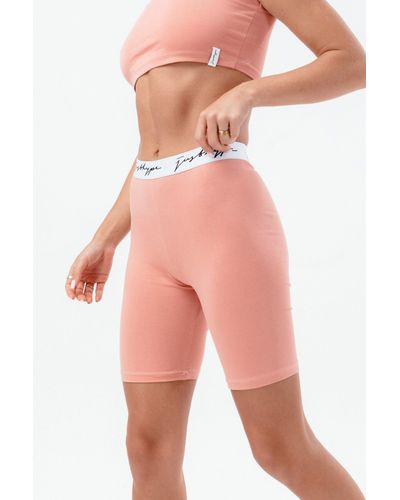 Hype Tape Cycling Shorts - Pink