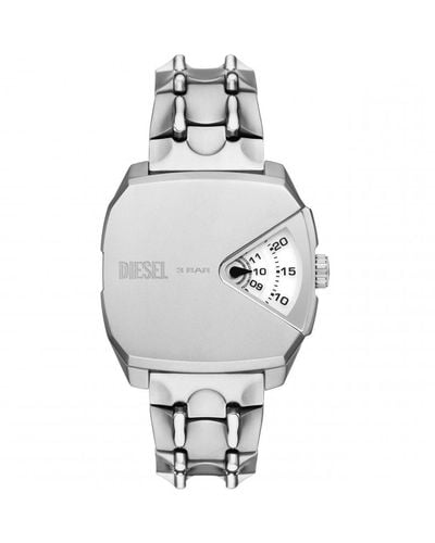 DIESEL Cliffhanger Stainless Steel Fashion Analogue Quartz Watch - Dz2170 - Metallic