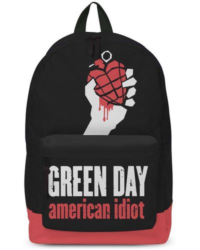 Rocksax Green Day Backpack - American Idiot - Red