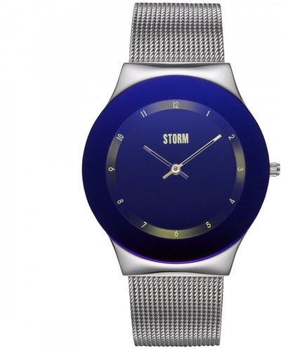 Storm Kerina Silver Blue Stainless Steel Fashion Watch - 47497/s/b