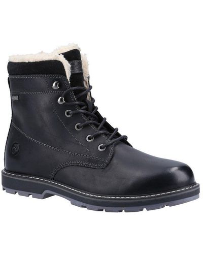 Cotswold 'bishop' Leather Work Boots - Black