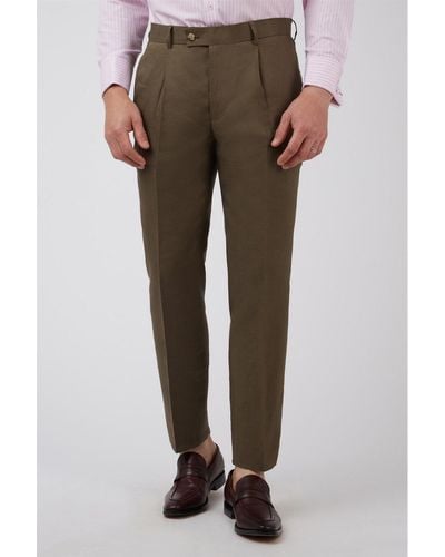 Jeff Banks Linen Suit Trouser - Multicolour