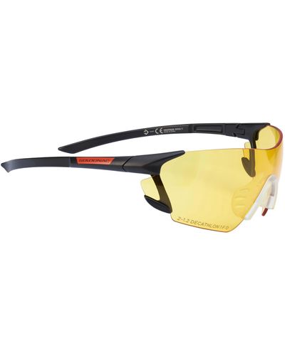 Solognac Decathlon Clay Pigeon Shooting Protective Glasses - Yellow
