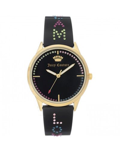 Juicy Couture Black Label Fashion Analogue Quartz Watch - Jc/1084gpbk