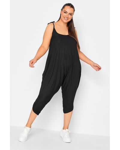 Yours Hareem Jumpsuit - Black