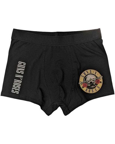 Guns N Roses Classic Band Logo Boxers - Black