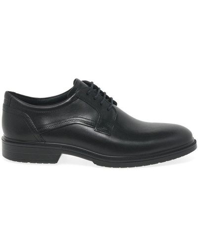 Ecco 'lisbon Plain' Formal Lace Up Shoes - Black
