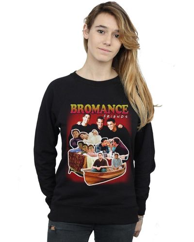 Friends Bromance Homage Sweatshirt - Black