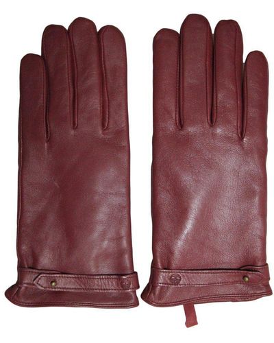 Timberland Leather Gloves - Red