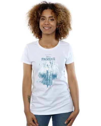 Disney Frozen 2 Elsa Find The Way Cotton T shirt in White Lyst UK