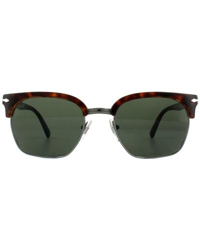 Persol Round Havana Green Po3199s Sunglasses