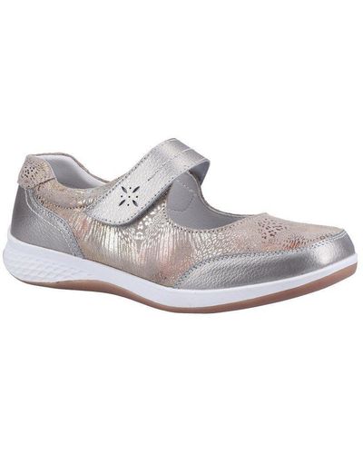 Fleet   Foster 'laura' Touch Fastening Shoes - White