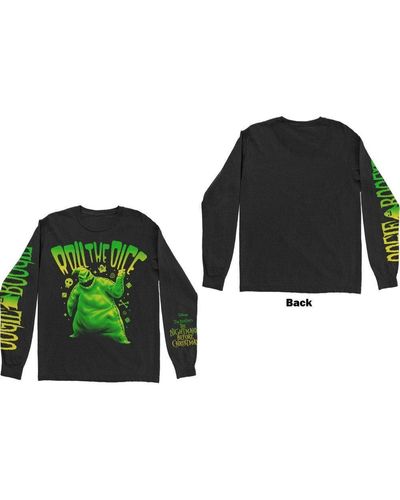 Nightmare Before Christmas Roll The Dice Long-sleeved T-shirt - Green