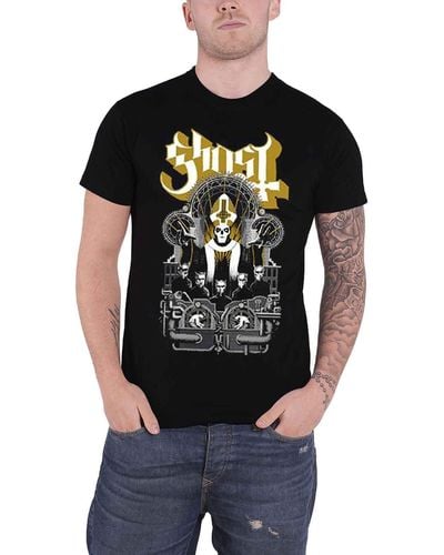 Ghost Wegner Gold T Shirt - Black