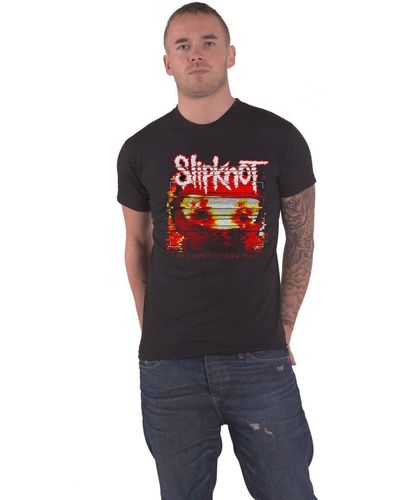 Slipknot Chapeltown Rag Glitch T Shirt - Red