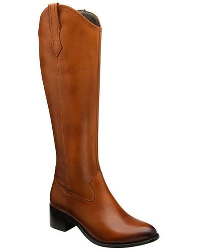 Ravel Tan 'ferns' Leaher Knee-high Boots - Brown