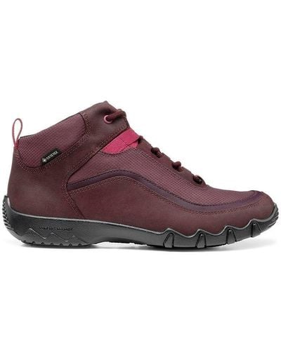 Hotter Wide Fit 'ridge Ii' Gtx® Walking Boots - Purple