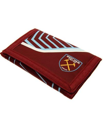 West Ham United Fc Flash Nylon Wallet - Red