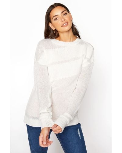 Long Tall Sally Knitted Jumper - White