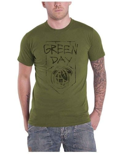 green day Grenade T-shirt - Green