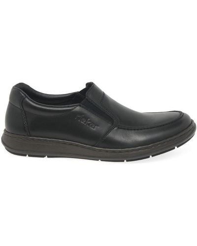 Rieker 'fulham' Casual Slip On Shoes - Black