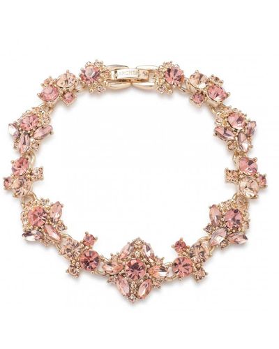 Marchesa Br 7.25in Flex-gold/peach Fashion Bracelet - 16b00102 - White