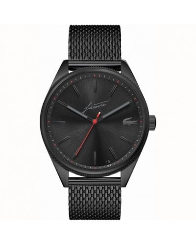 Lacoste Heritage Stainless Steel Fashion Analogue Quartz Watch - 2011054 - Black