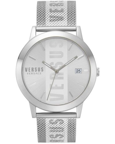 Versus Versus Barbes Stainless Steel Fashion Analogue Watch - Vspln0819 - Grey