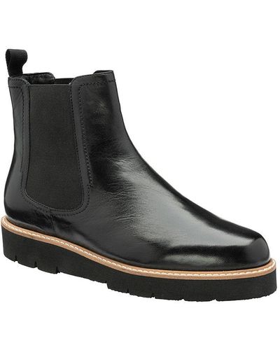 Ravel Black 'moza' Leather Ankle Boots