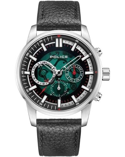 Police Stainless Steel Fashion Analogue Quartz Watch - Pol.22270nb - Green