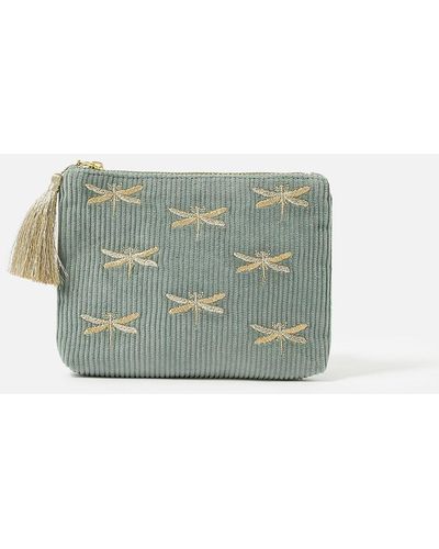 Accessorize Dragonfly Pouch - Green