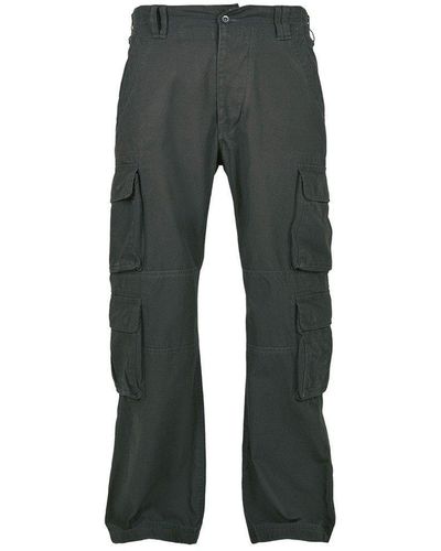 Build Your Brand Pure Vintage Cargo Trousers - Grey