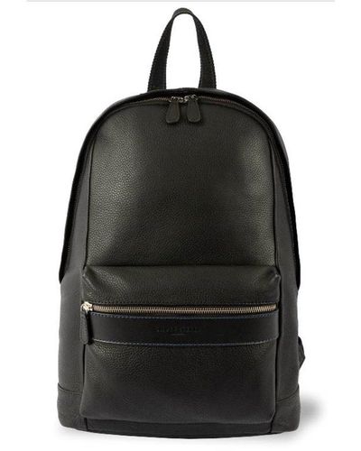 Silver Street London Sergio Leather Backpack - Black