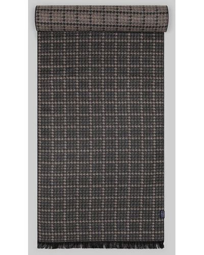 Steel & Jelly Grey Houndstooth Square Scarf