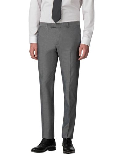Limehaus Tonic Skinny Fit Suit Trousers - Grey