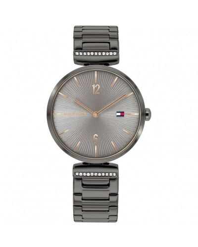 Tommy Hilfiger Aria Plated Stainless Steel Classic Analogue Quartz Watch - 1782276 - Grey