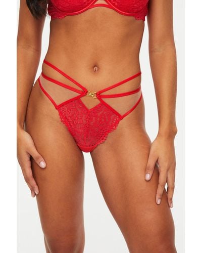 Ann Summers Lovers Lace Brazilian - Red