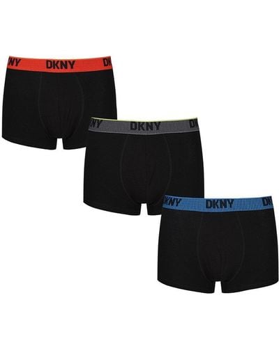 DKNY Park Forest 3 Pack Trunks - Black