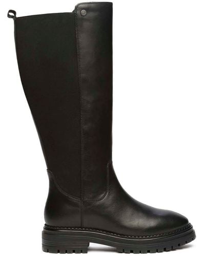 Osprey 'the Hanburg' Black Leather Tall Boot