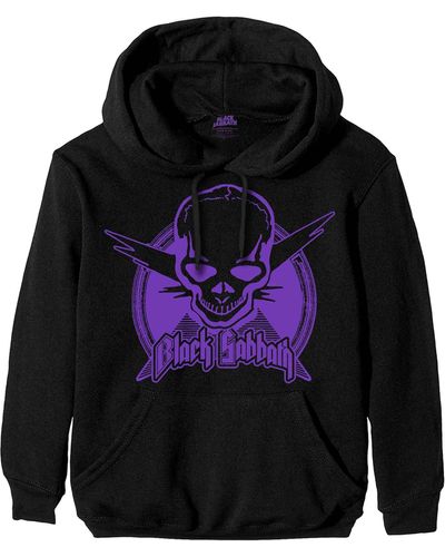Black Sabbath Aviation Skull Hoodie - Black